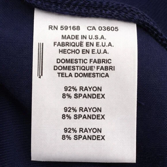 KAREN KANE Navy Midi Dress L | Sleeveless A-Line Stretch Knit - NWT - Picture 9 of 10